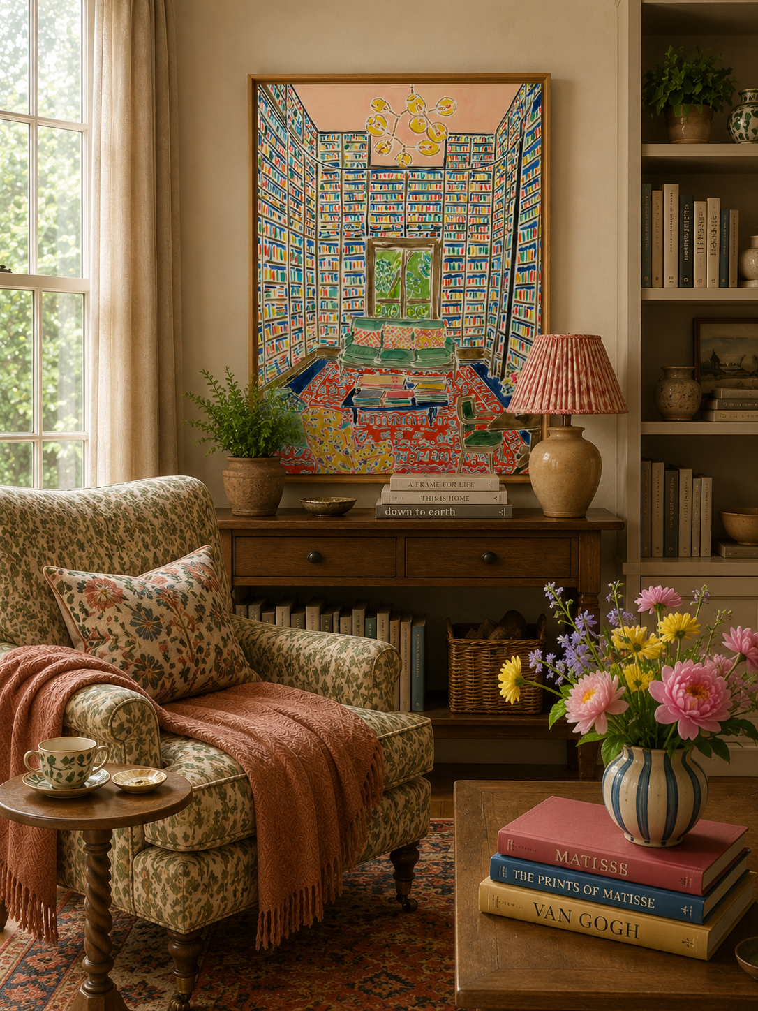 A Library of One's Own — fine art print by Kate Lewis