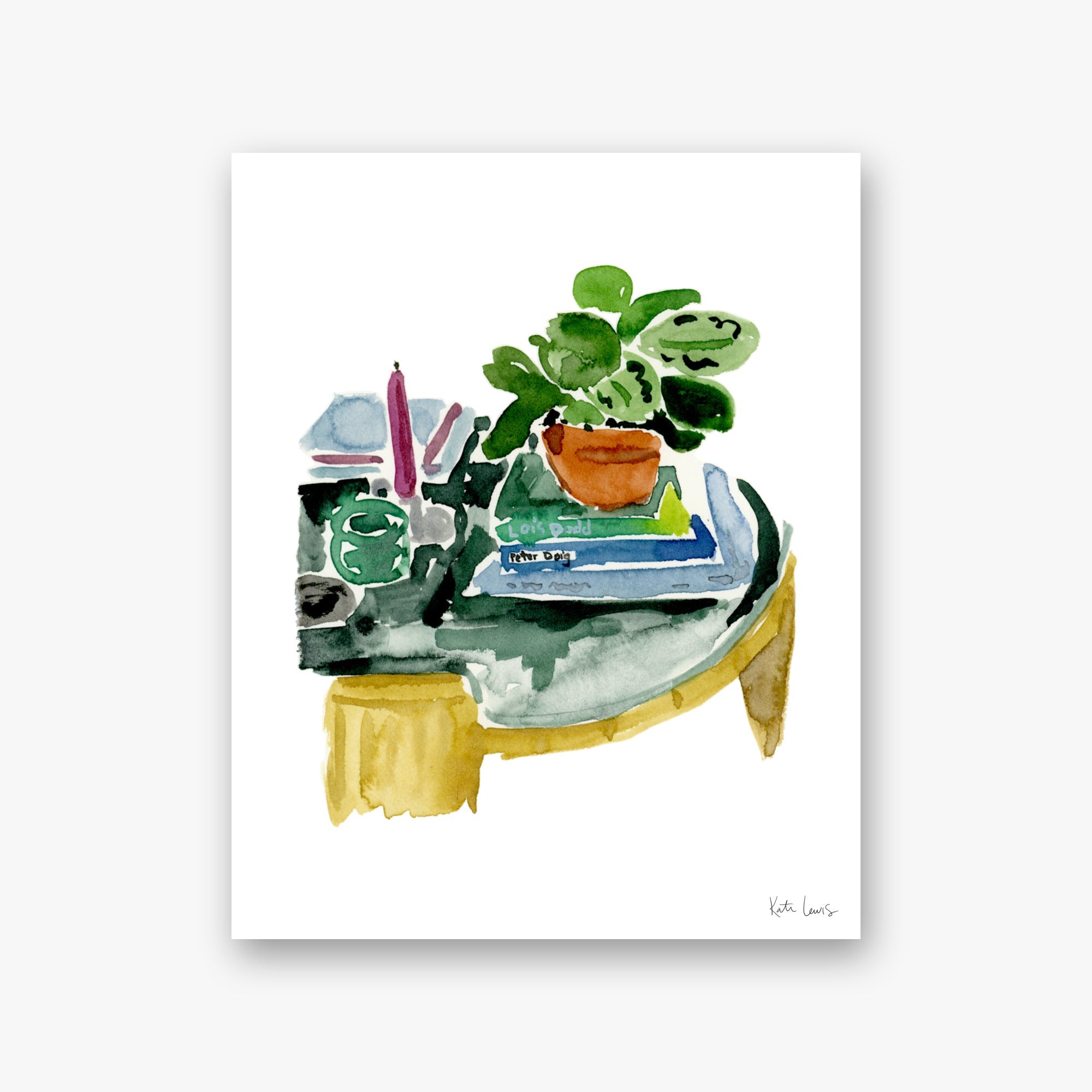A Creative Corner — art print by Kate Lewis