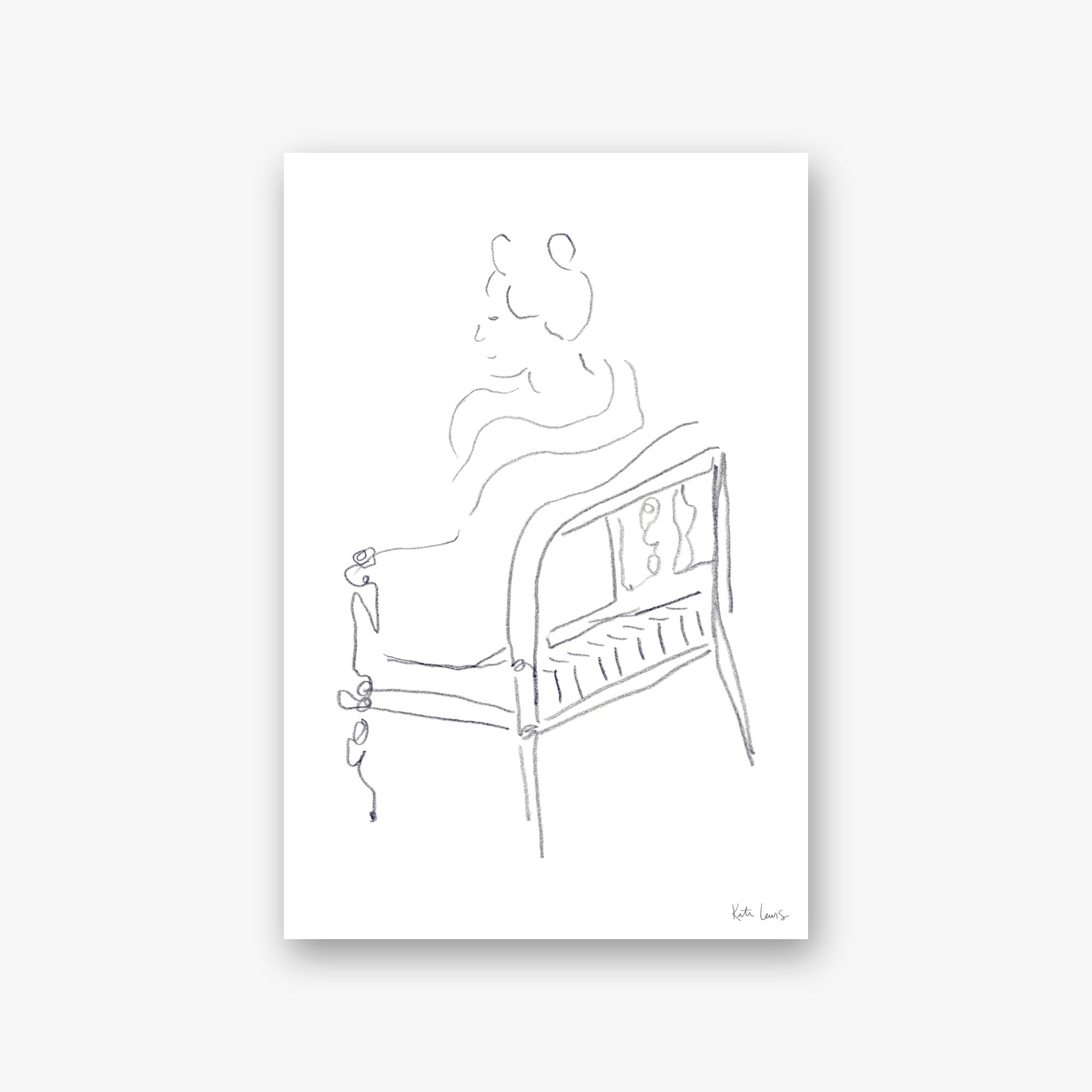 A Moment of Rest — art print by Kate Lewis