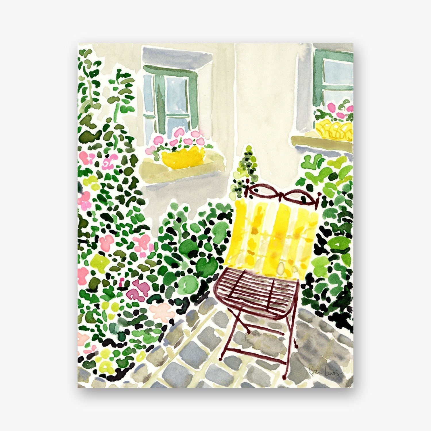A Quiet Courtyard in Paris