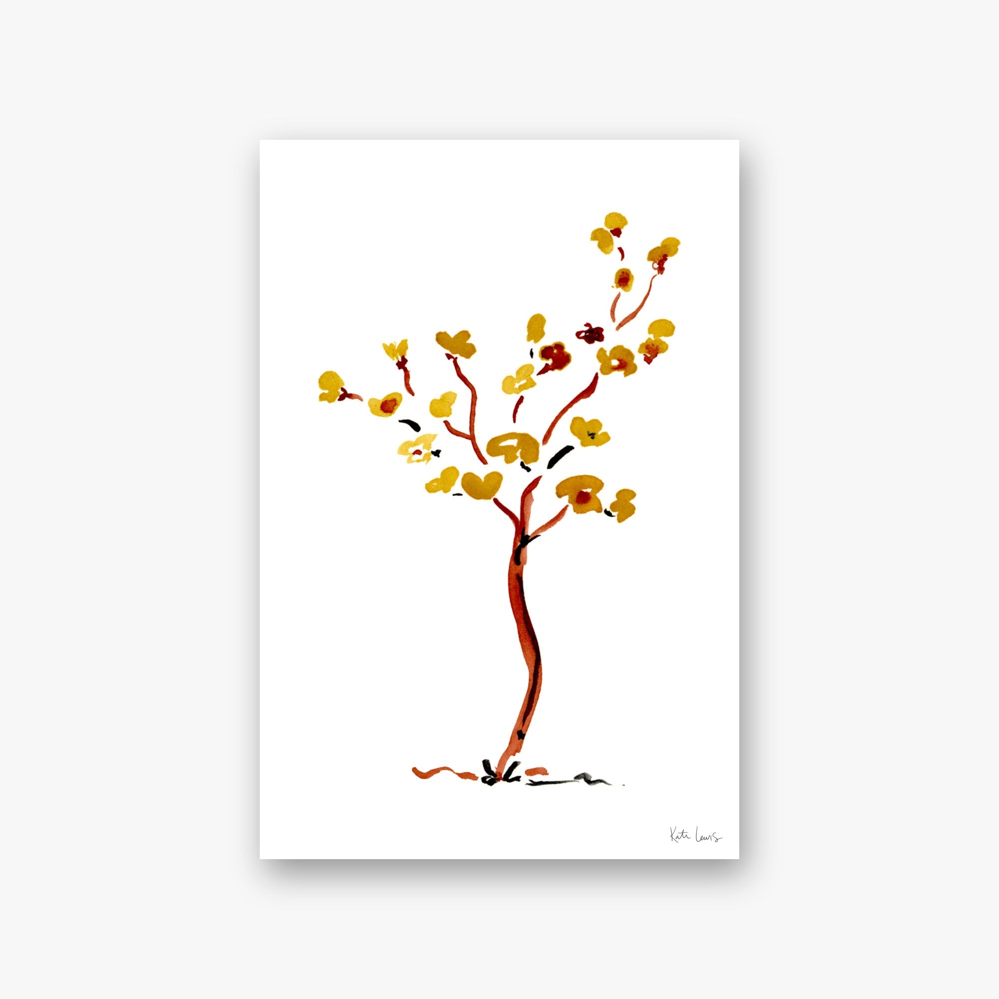 Autumn Tree — art print by Kate Lewis