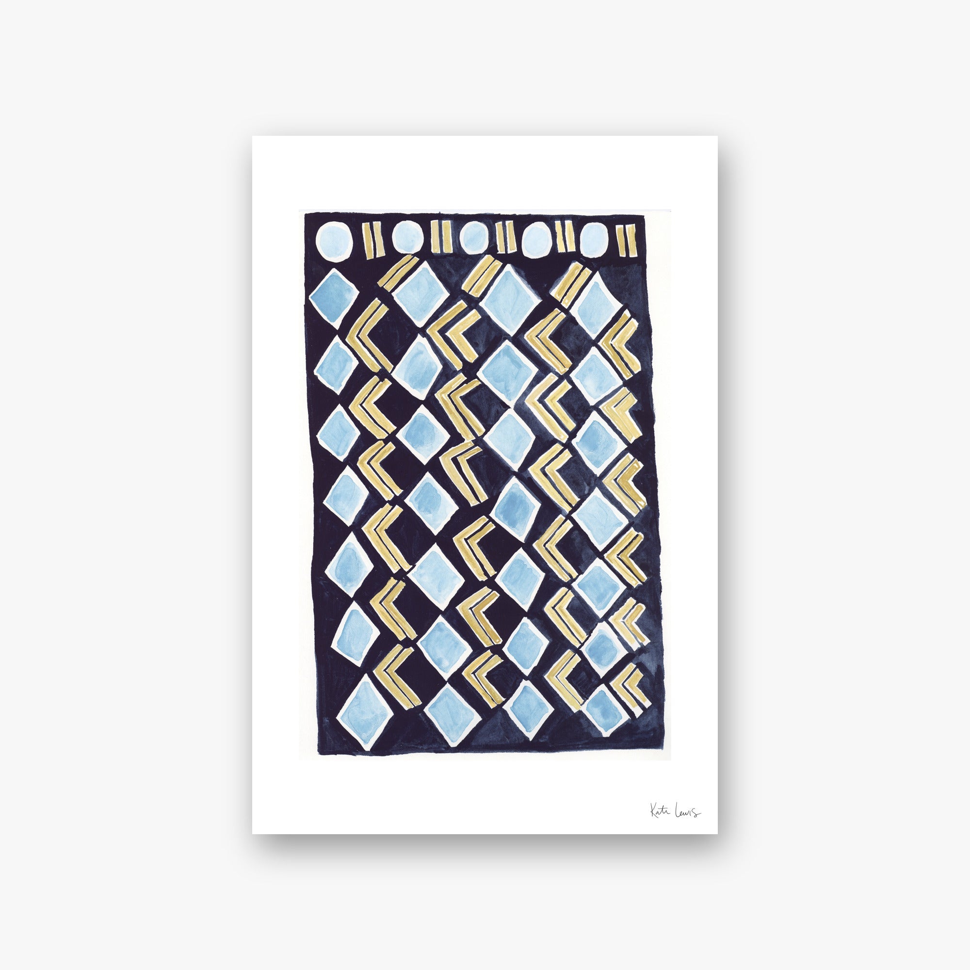 Bell and Grant's Wallpaper — art print by Kate Lewis