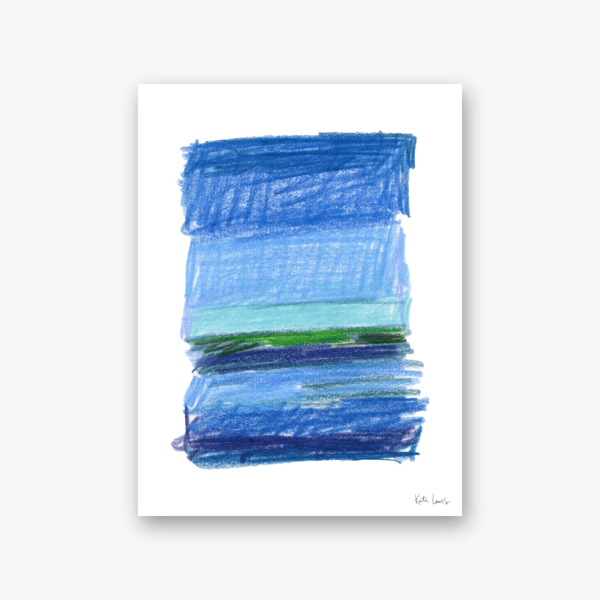 Blue Horizon — art print by Kate Lewis
