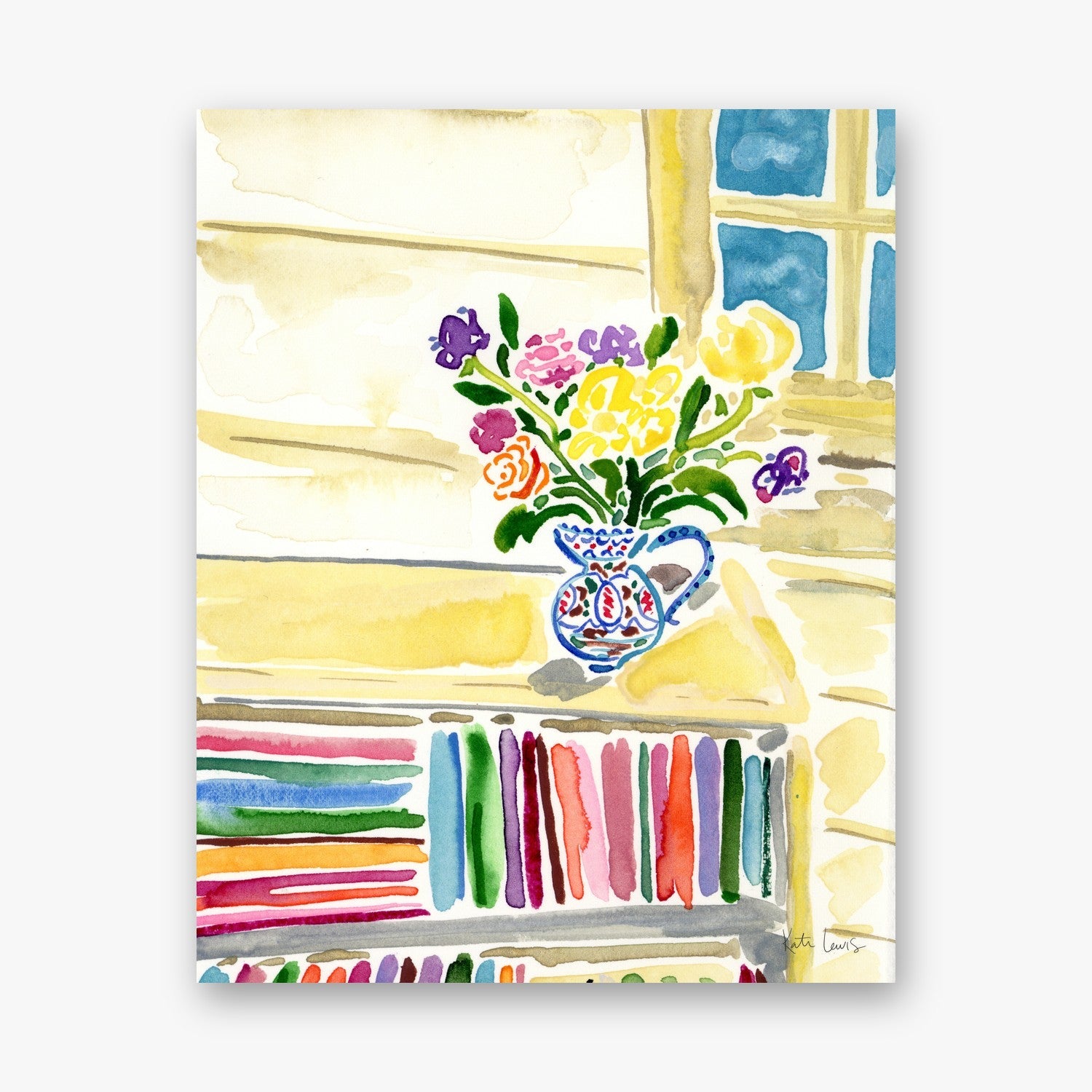 Books, Flowers, and Morning Light