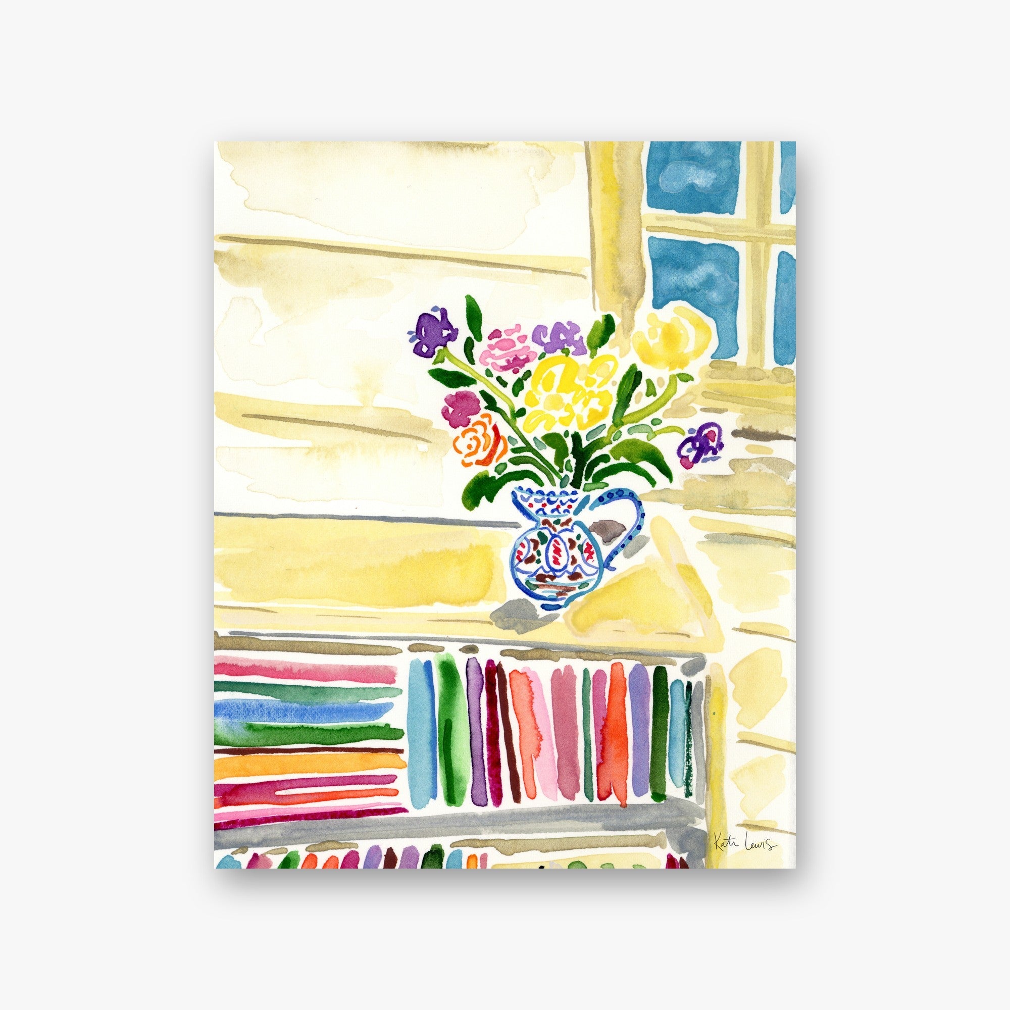 Books, Flowers, and Morning Light