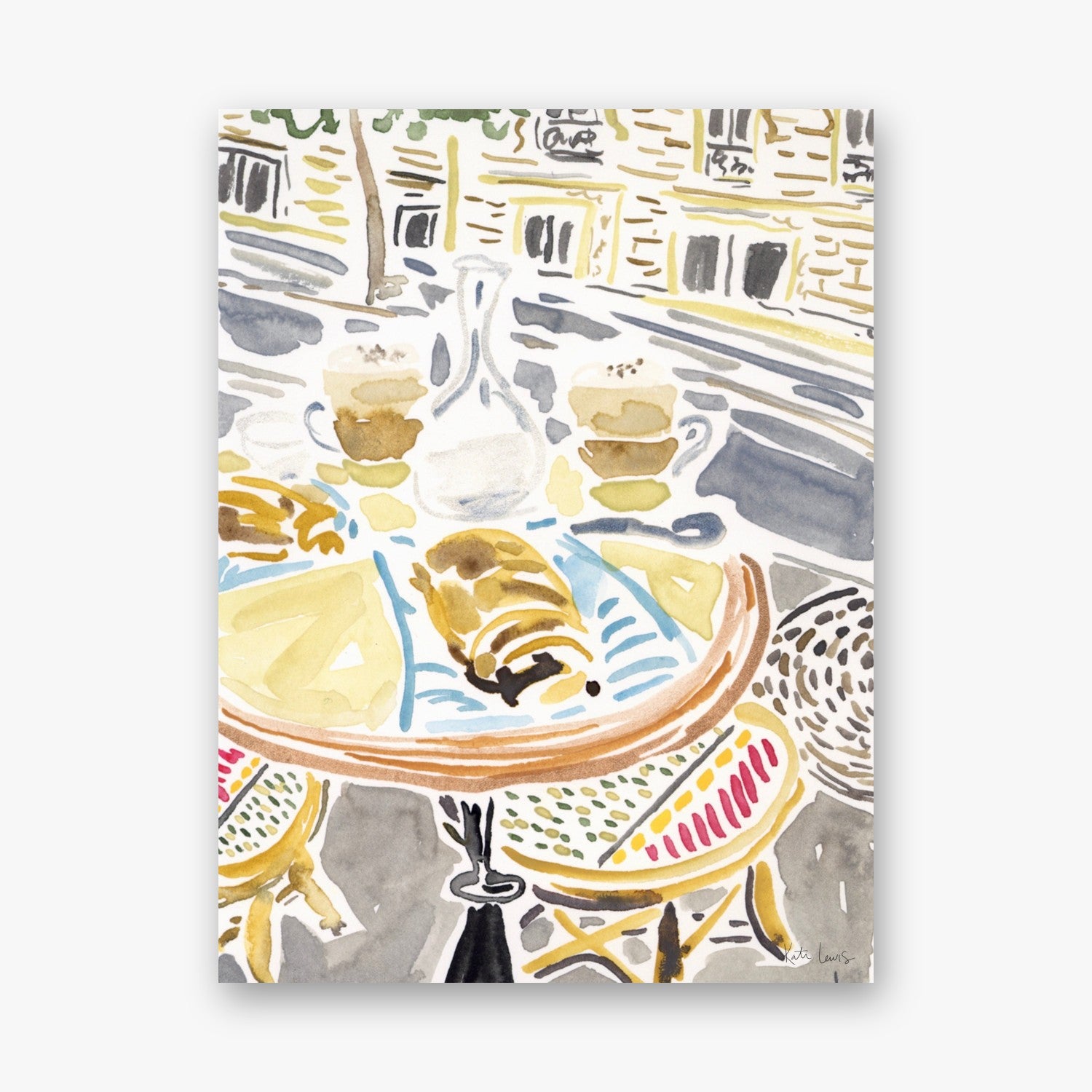 Breakfast in Paris by Kate Lewis