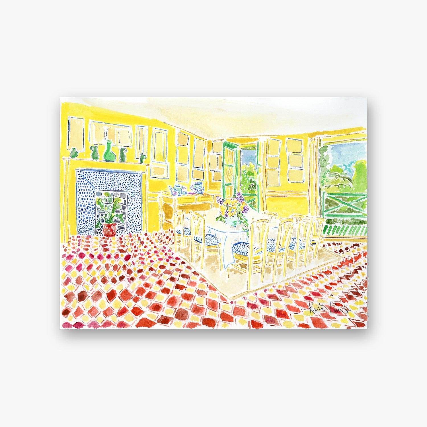 Claude Monet's Dining Room