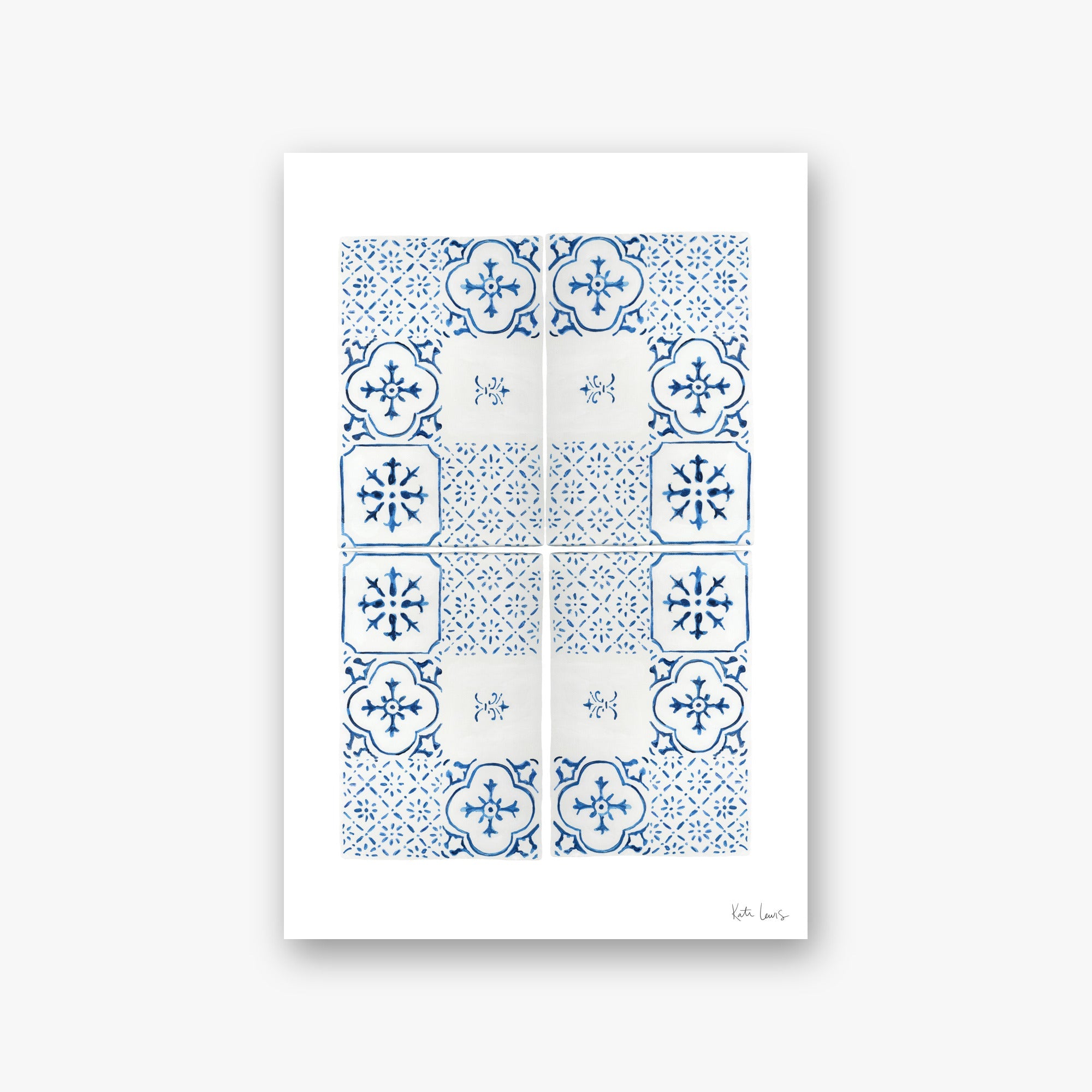 Claude Monet's Tiles — art print by Kate Lewis