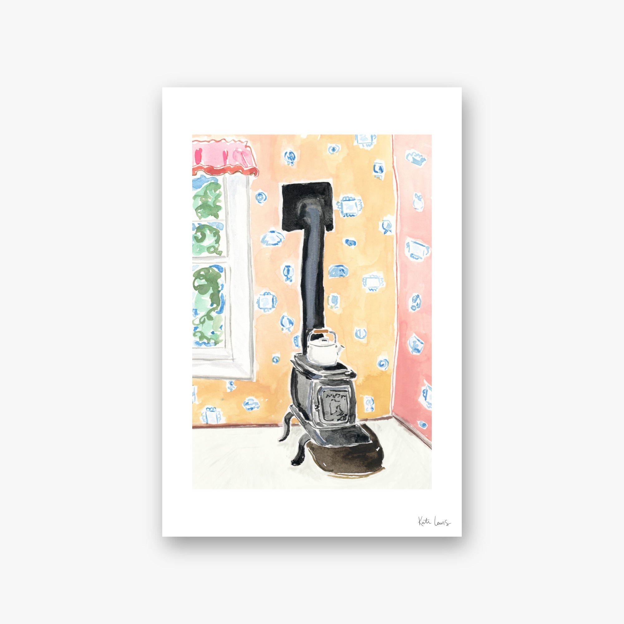 Clementine Hunter's Stove — art print by Kate Lewis