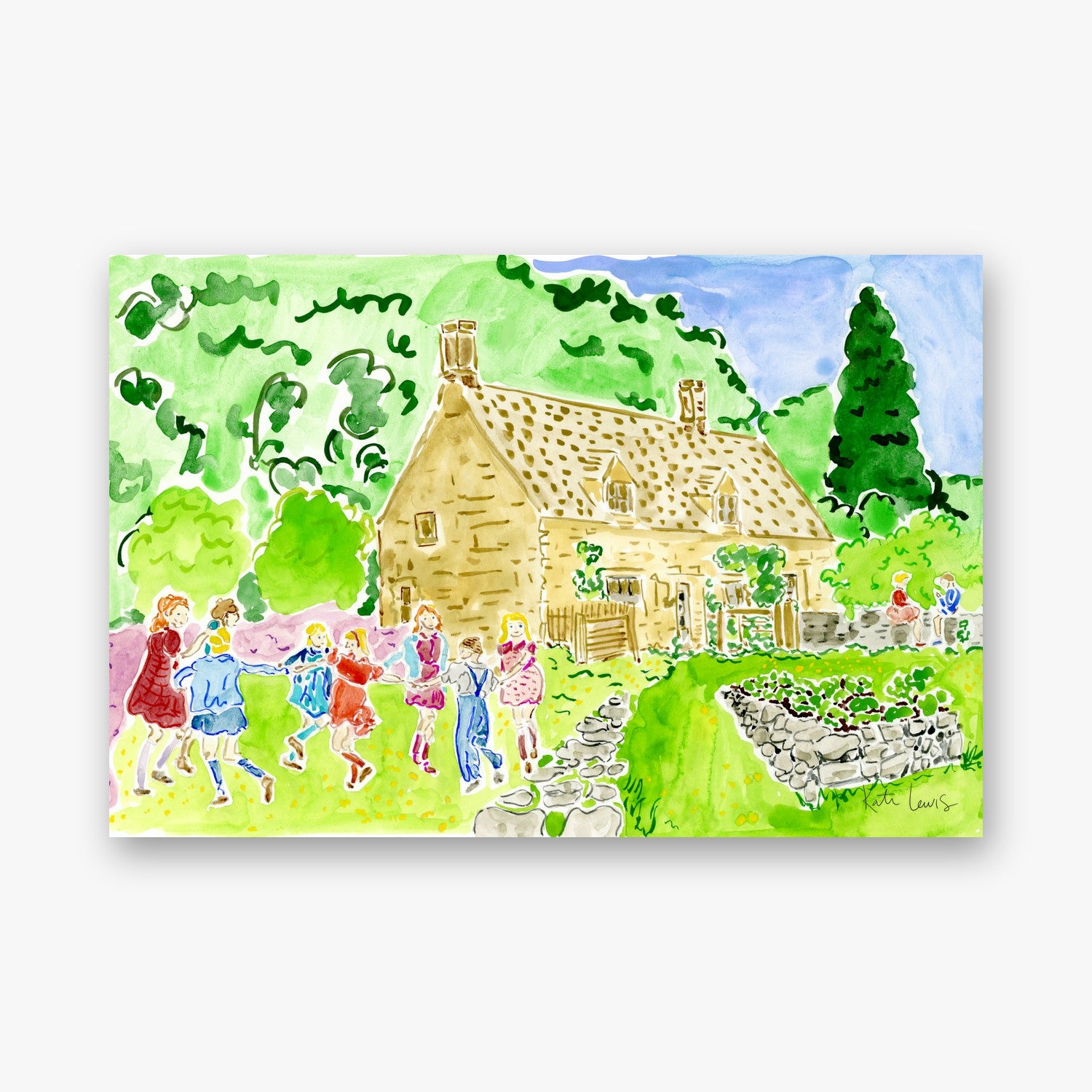 Dickon's Cottage — art print by Kate Lewis