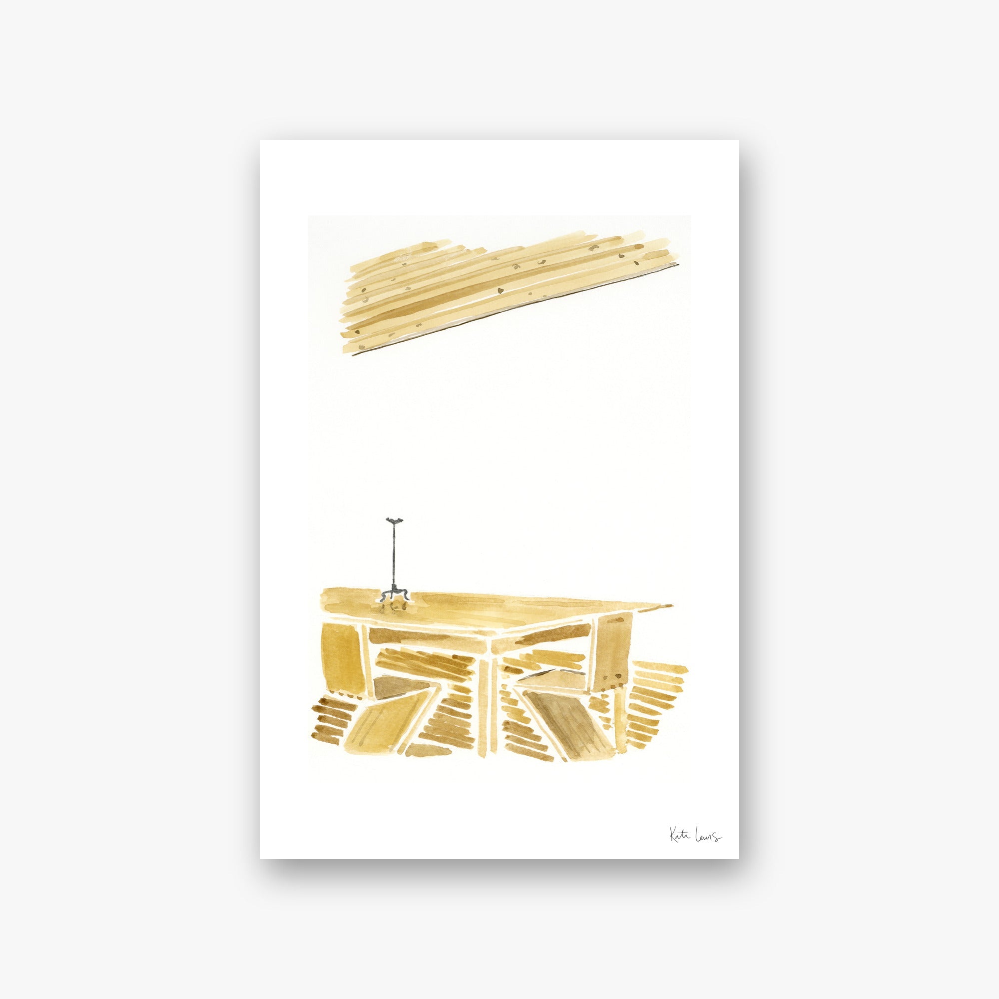 Donald Judd's Parlor Floor — art print by Kate Lewis