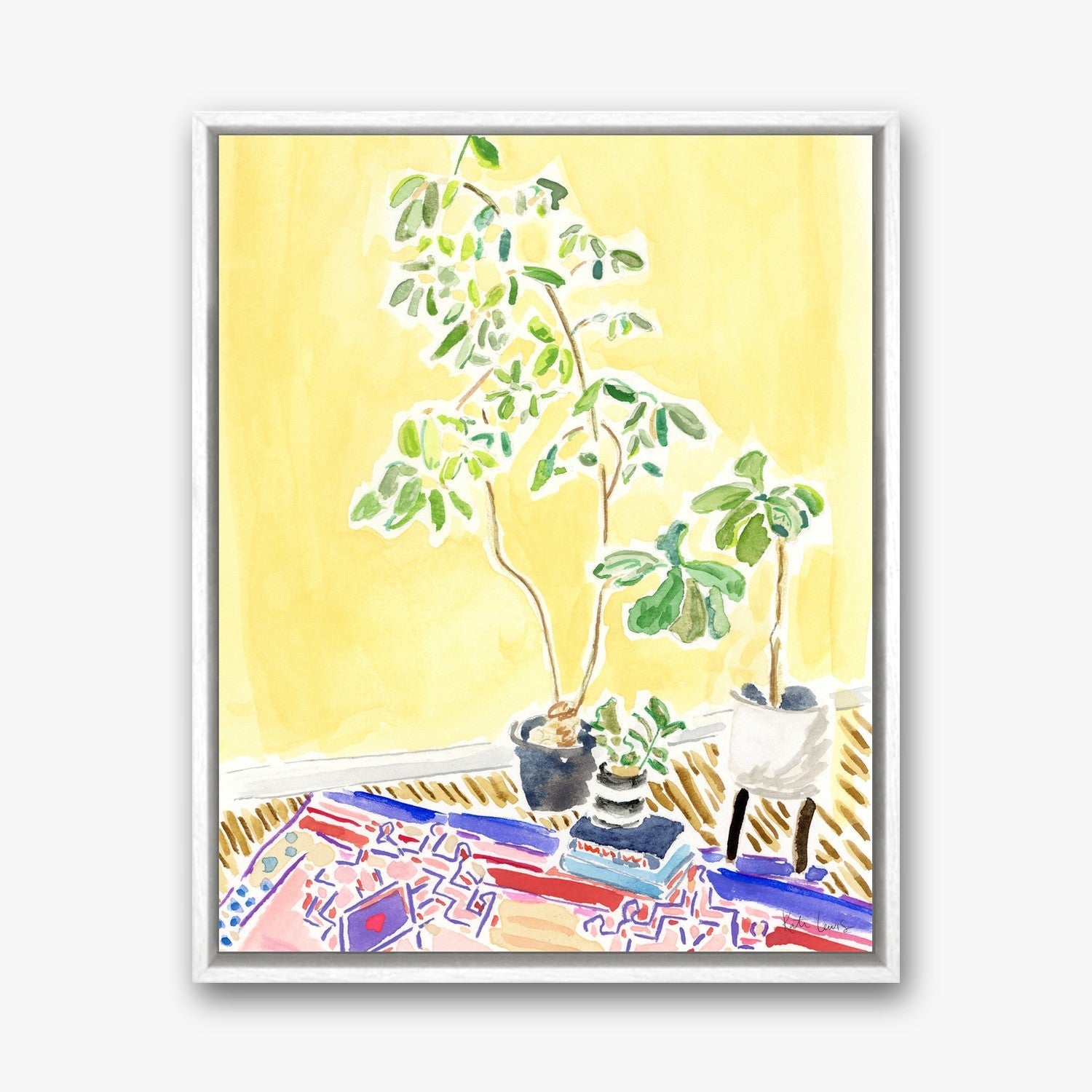Forman's Studio in a White float frame