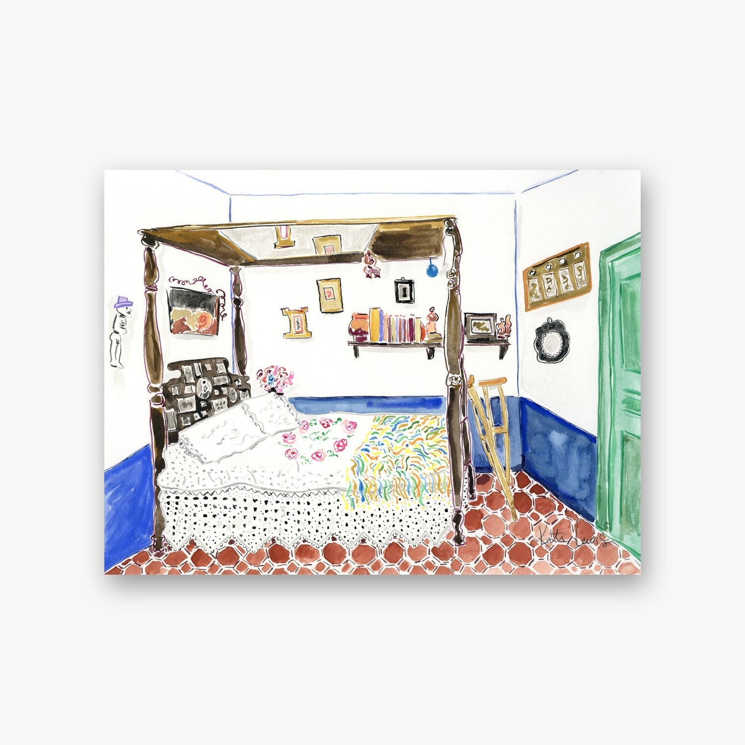 Frida Kahlo's Bedroom