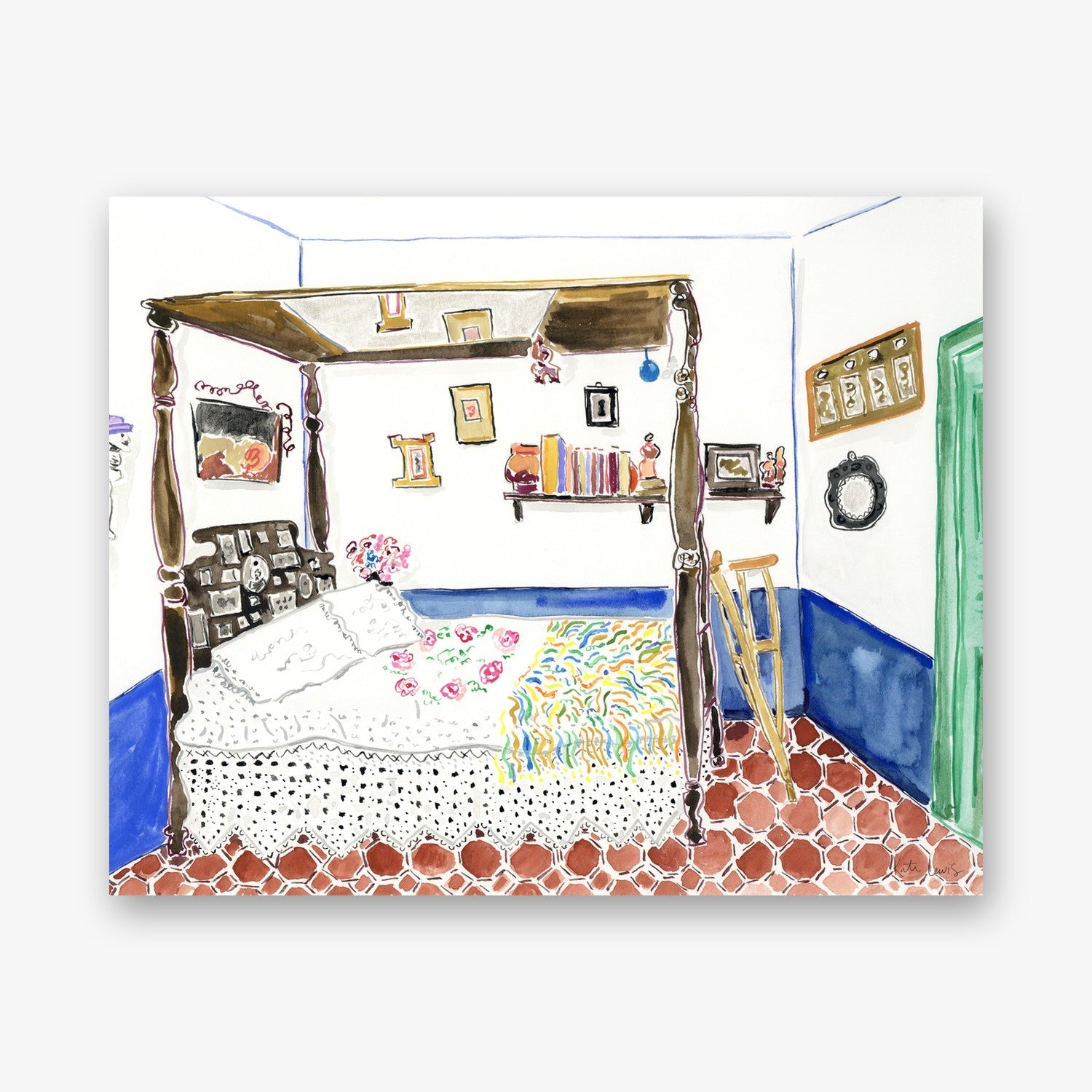 Frida Kahlo's Bedroom