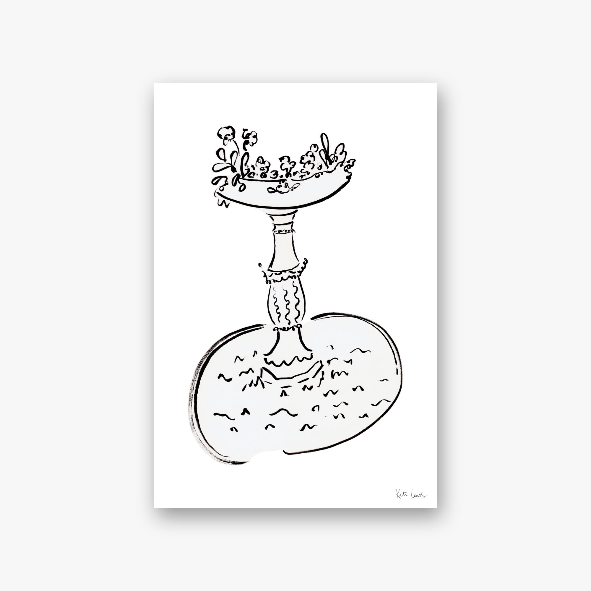 Garden Gathering — art print by Kate Lewis