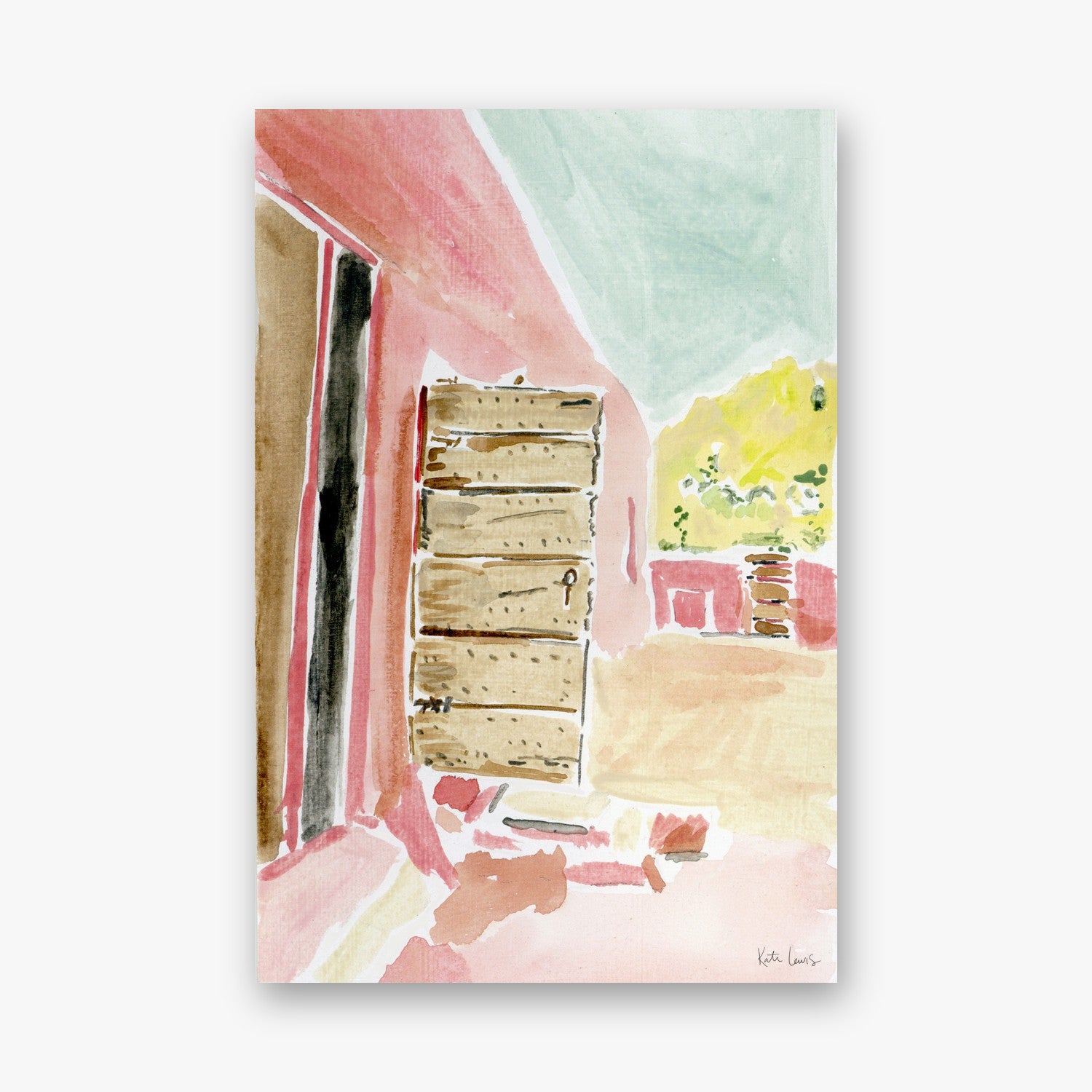 Georgia O'Keeffe's Studio — art print by Kate Lewis