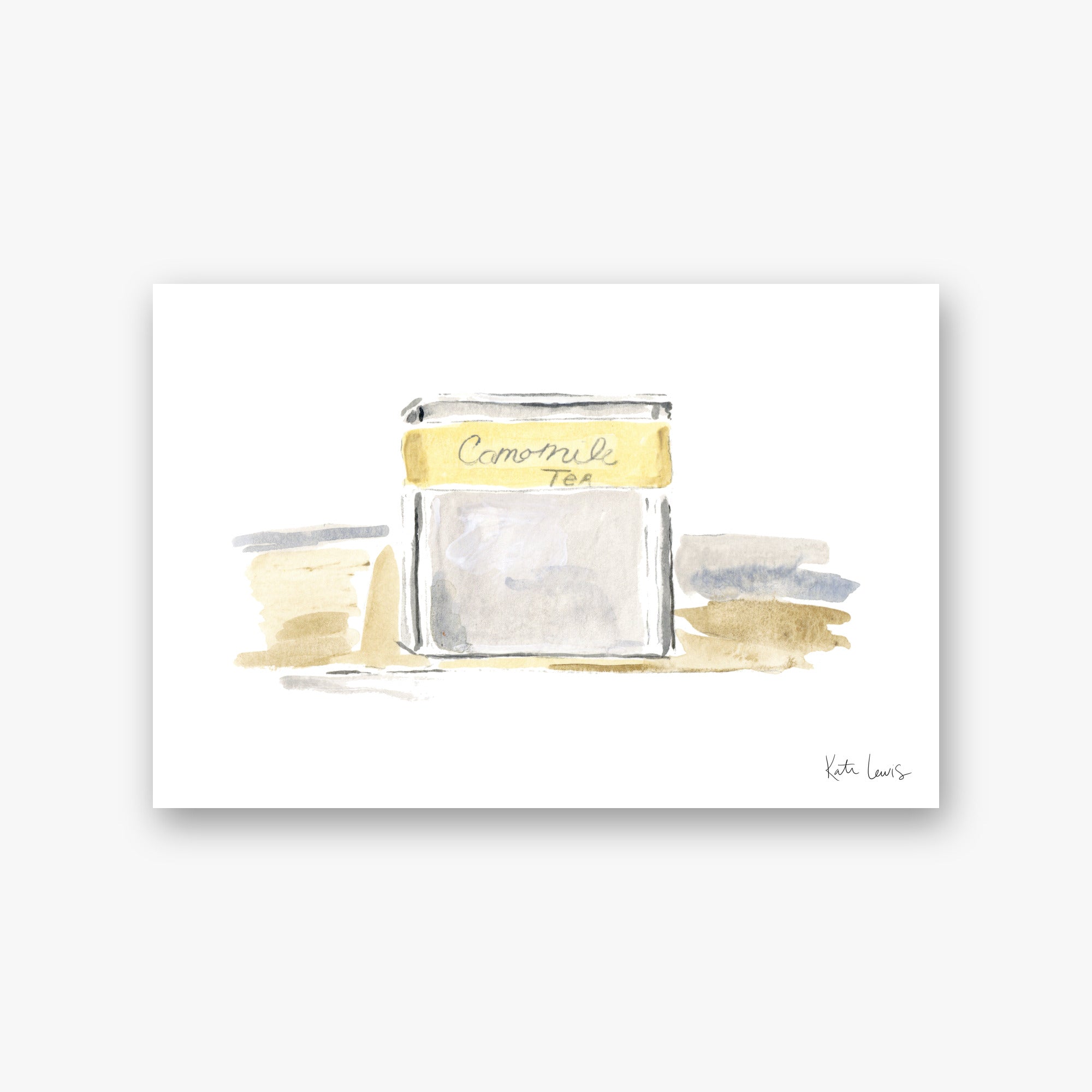 Georgia O'Keeffe's Tea — art print by Kate Lewis