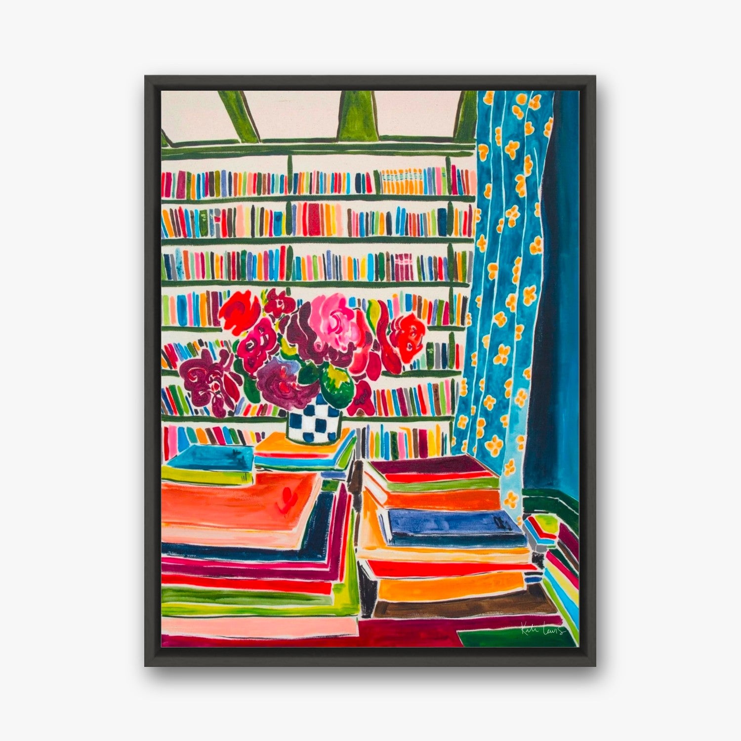 Imagine the Possibilities by Kate Lewis in a black frame