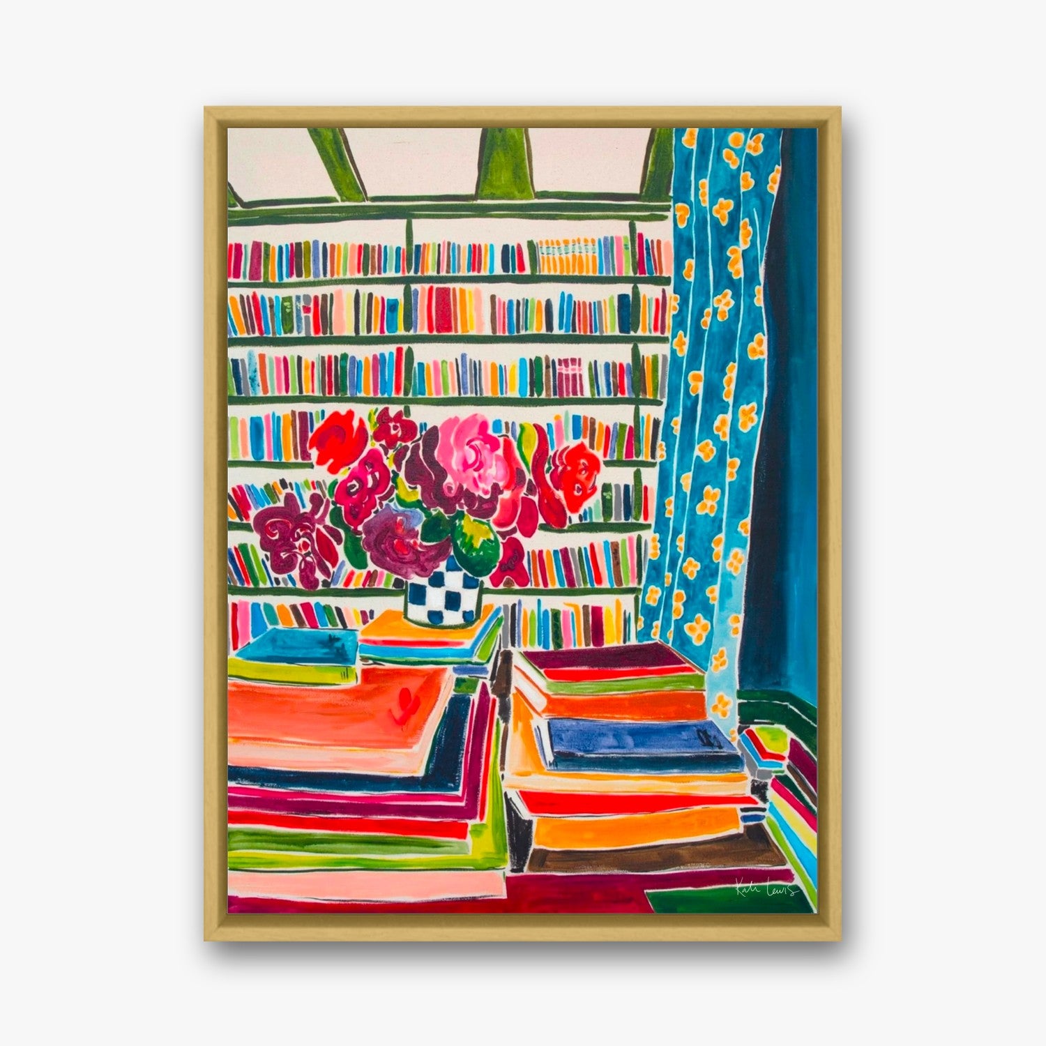 Imagine the Possibilities by Kate Lewis in a gold frame