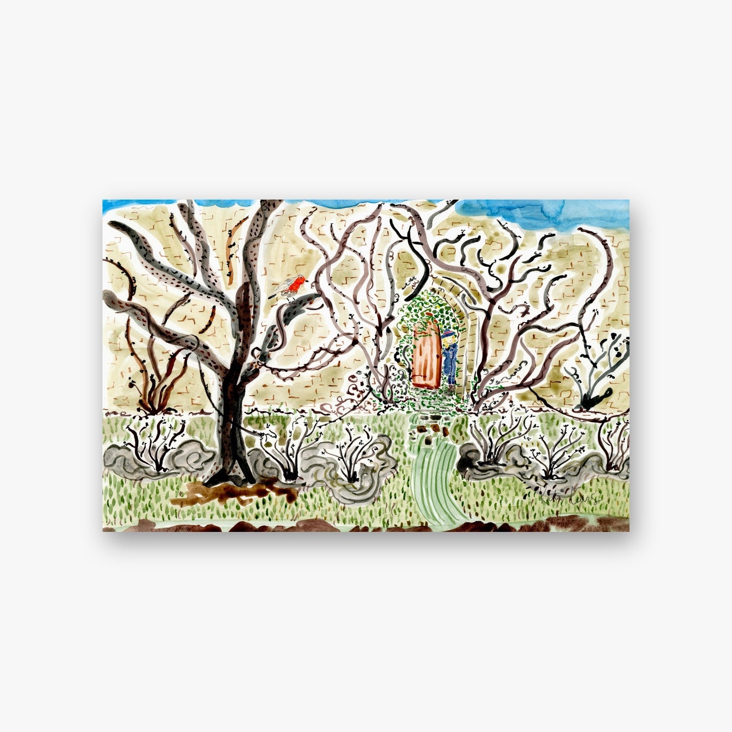 Mary Finds the Garden — art print by Kate Lewis