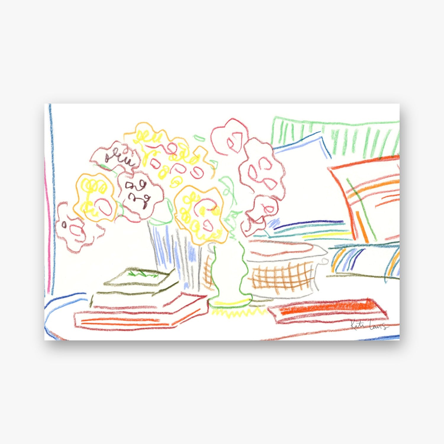 Morning Arrangement — art print by Kate Lewis