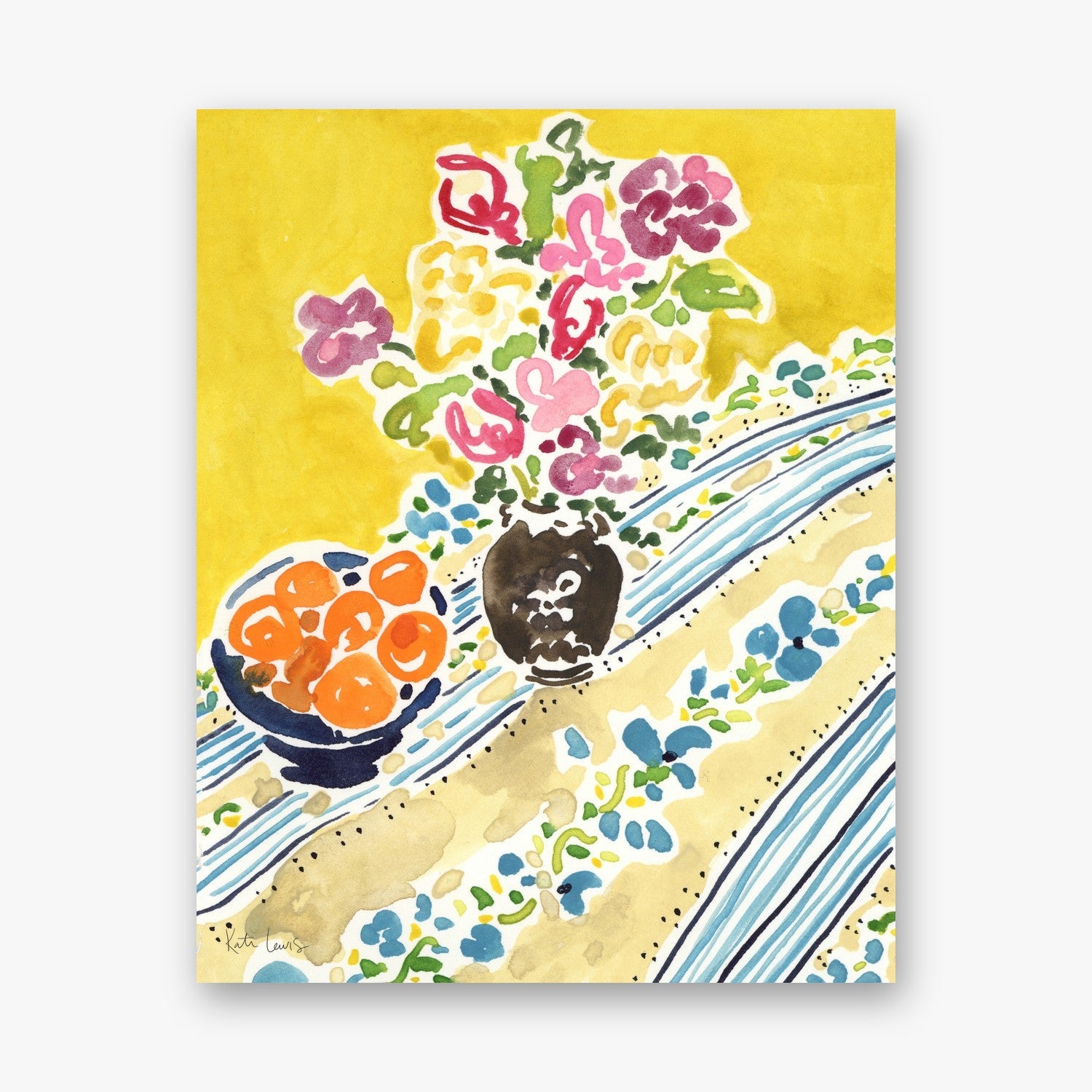 Oranges and Flowers