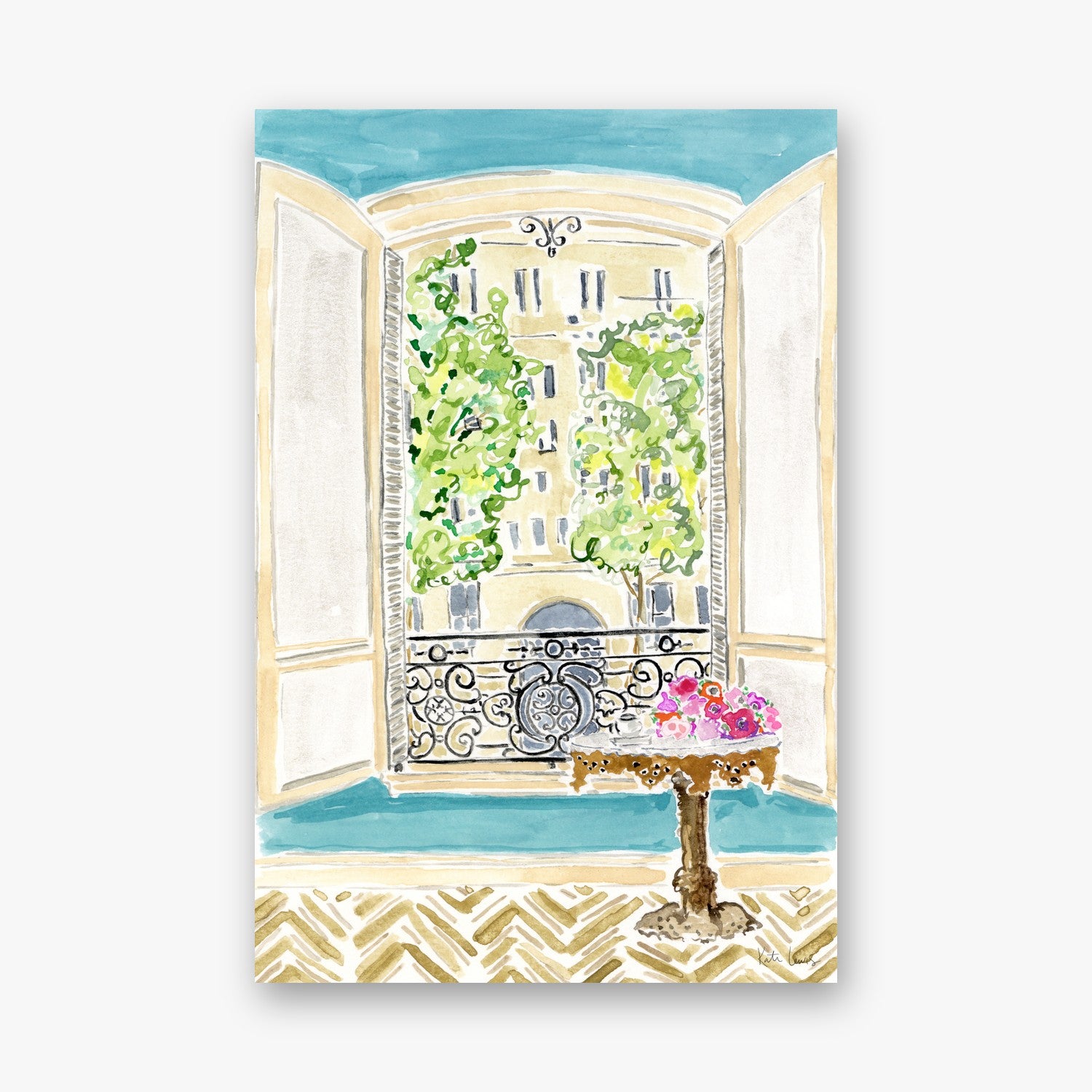 Paula Modersohn-Becker's Window View — art print by Kate Lewis