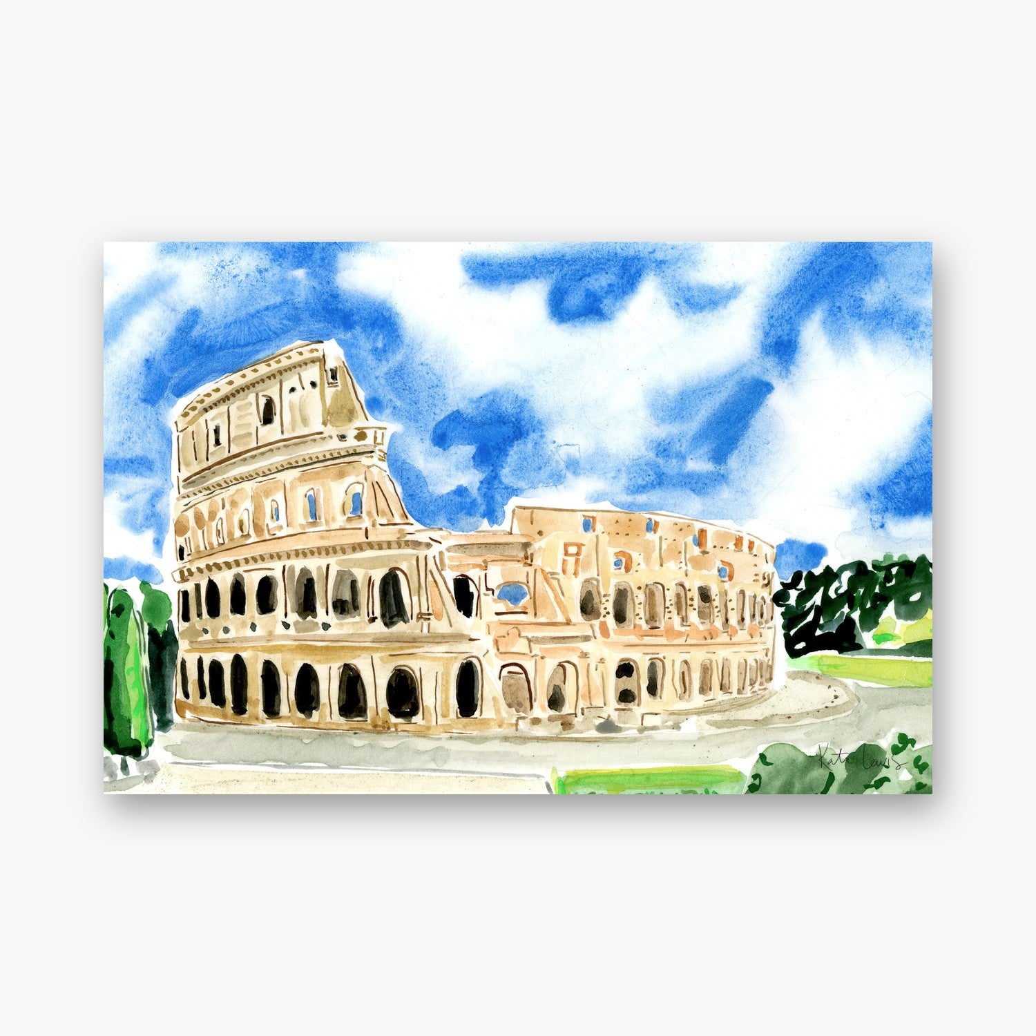 Rome Coliseum by Kate Lewis