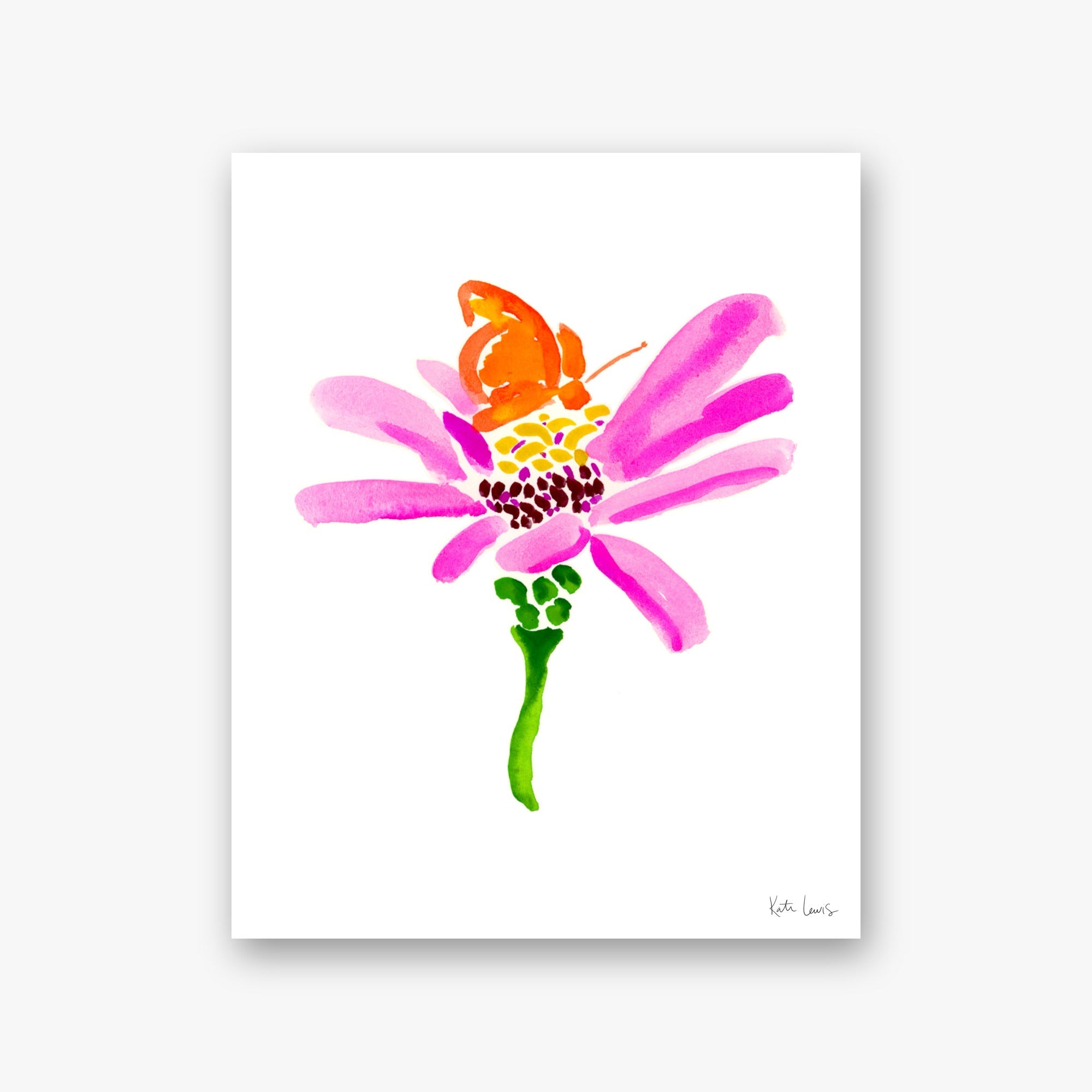 Summer Visitor — art print by Kate Lewis