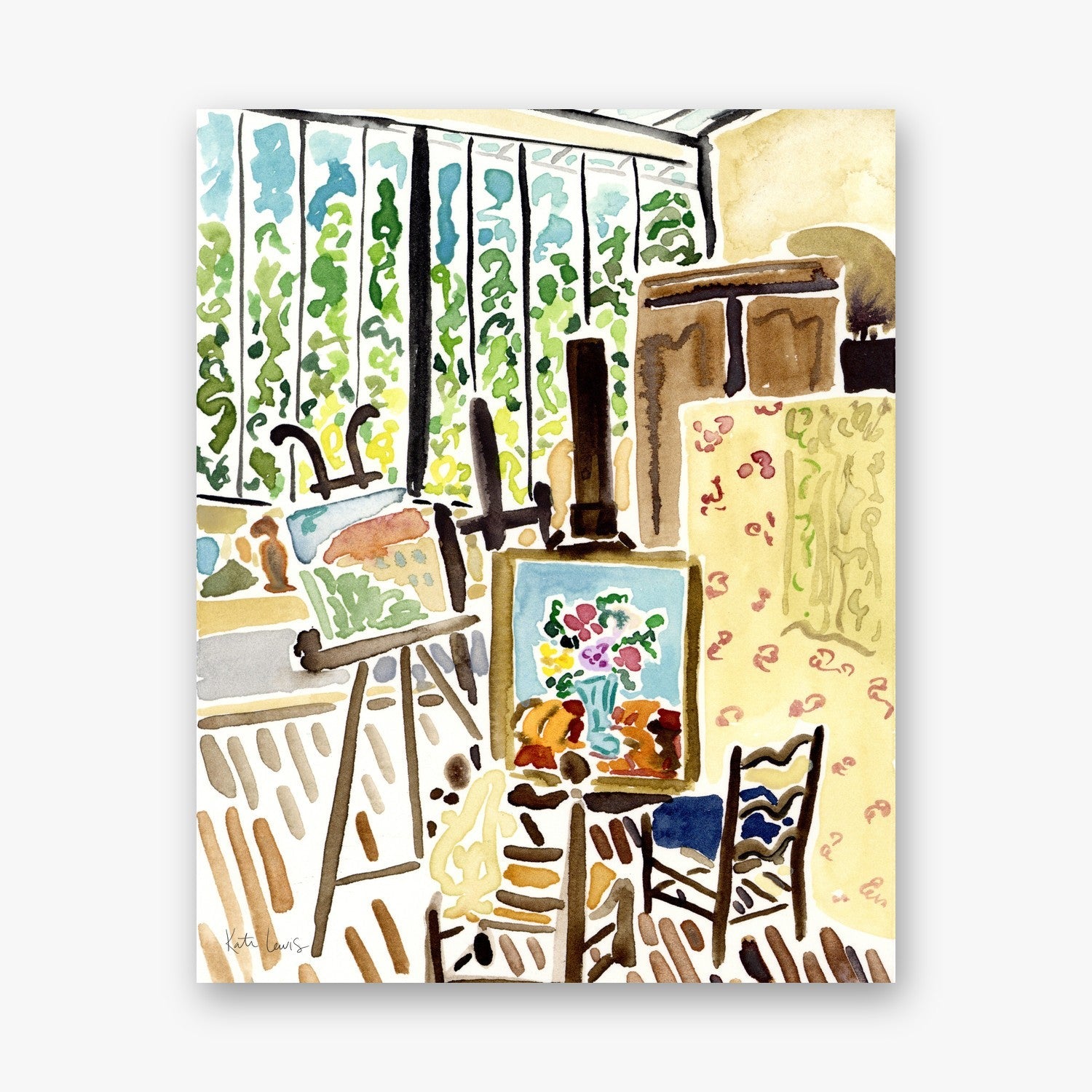 Suzanne Valadon's Studio