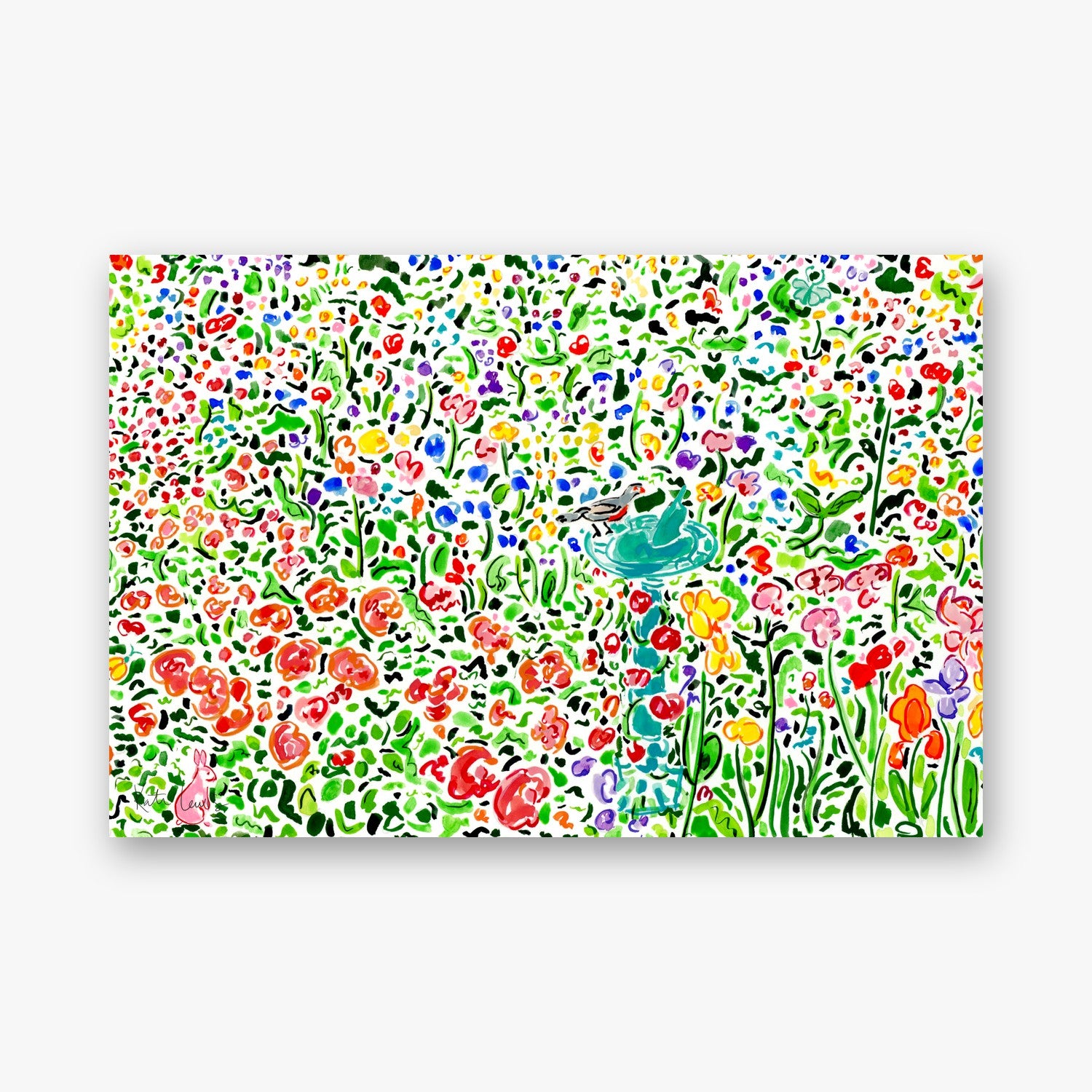 The Garden in Full Bloom — art print by Kate Lewis