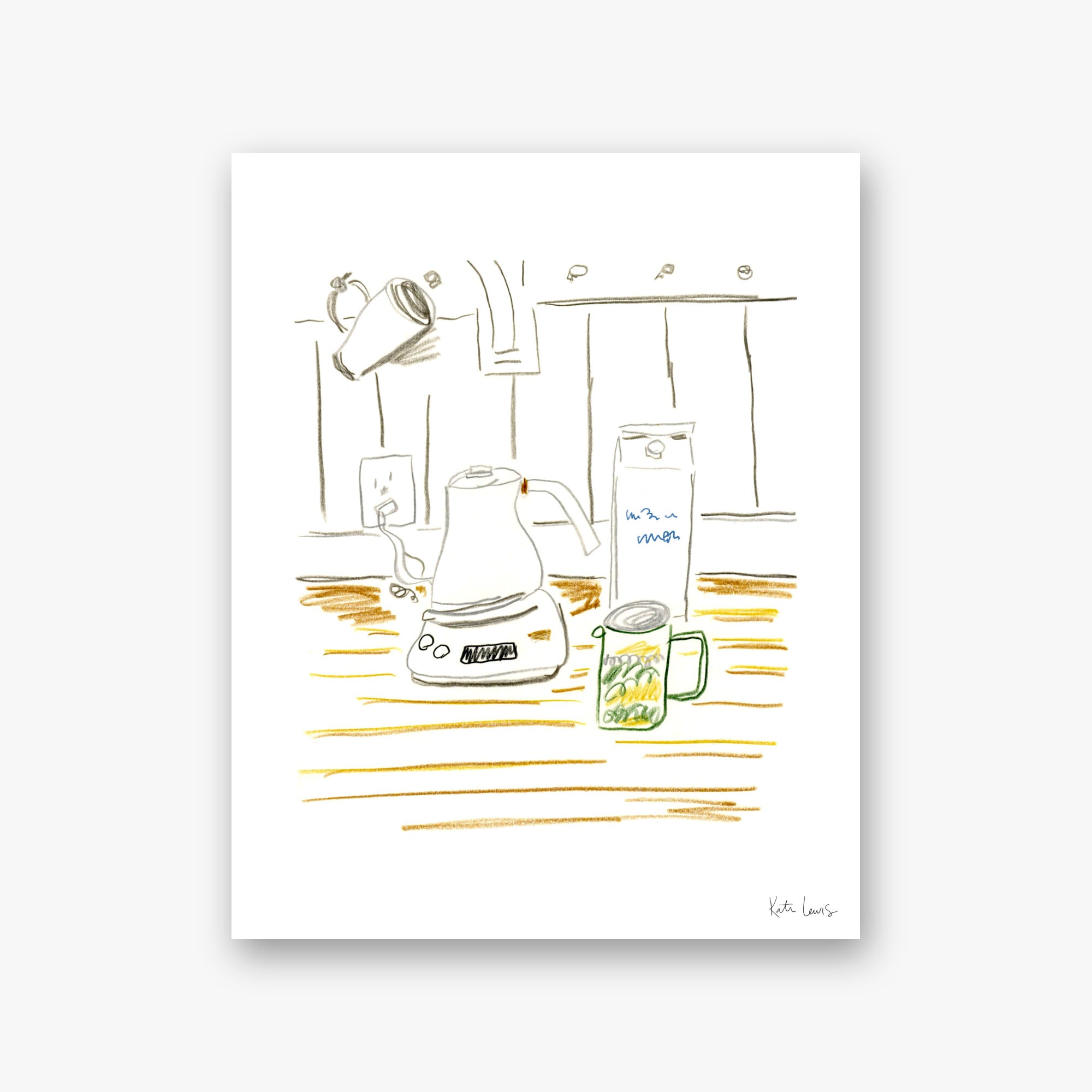 The Morning Ritual — art print by Kate Lewis
