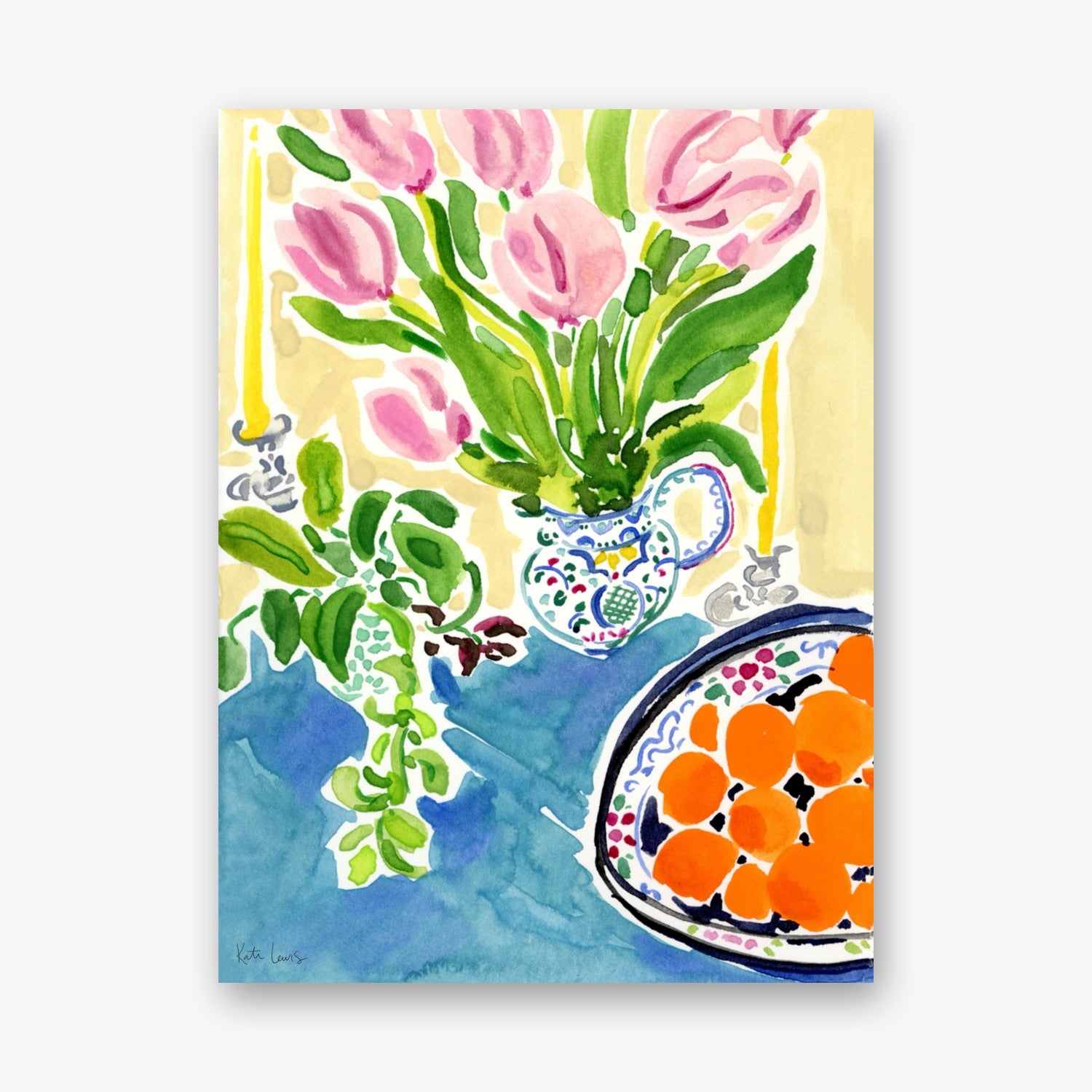 Tulips and Oranges by Kate Lewis