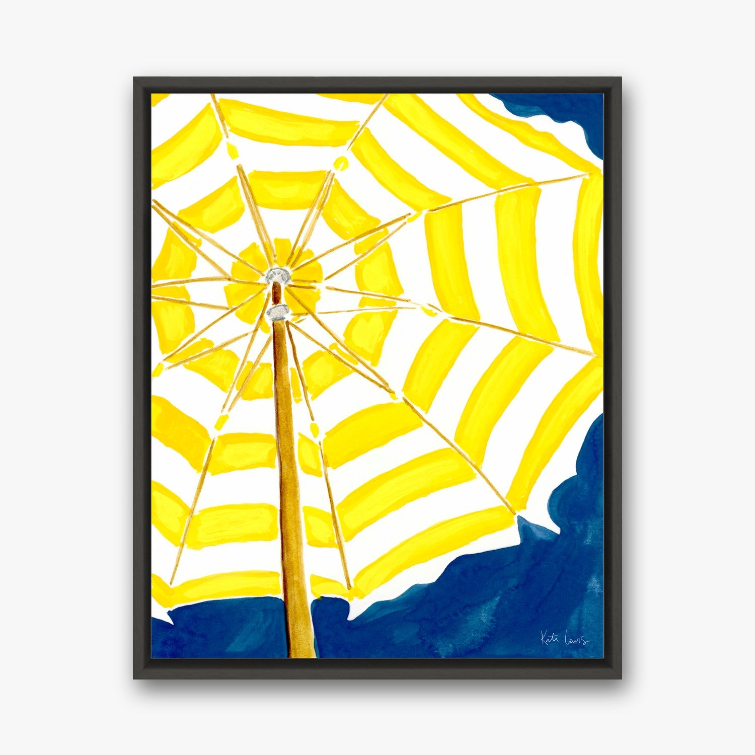 Umbrelone by Kate Lewis in a black frame