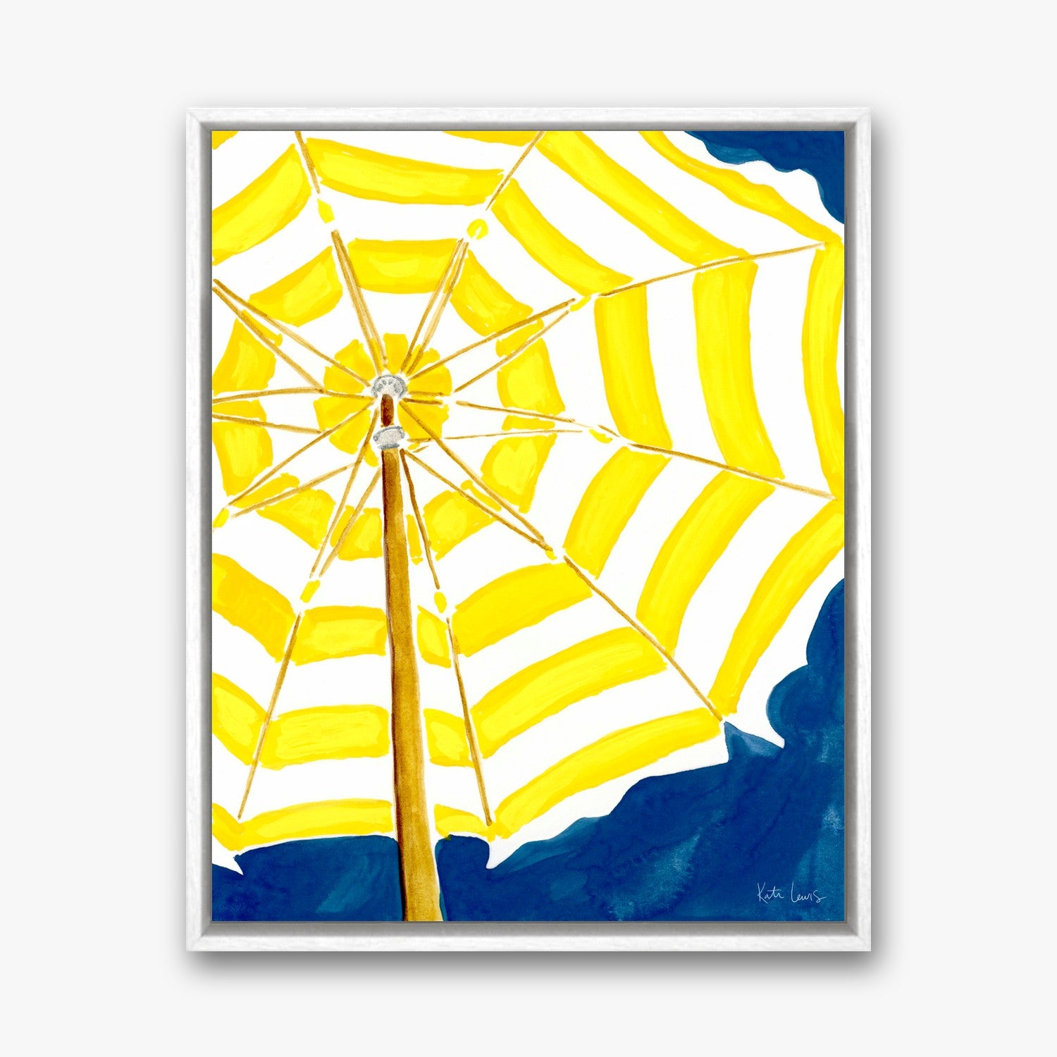 Umbrelone by Kate Lewis in a white frame