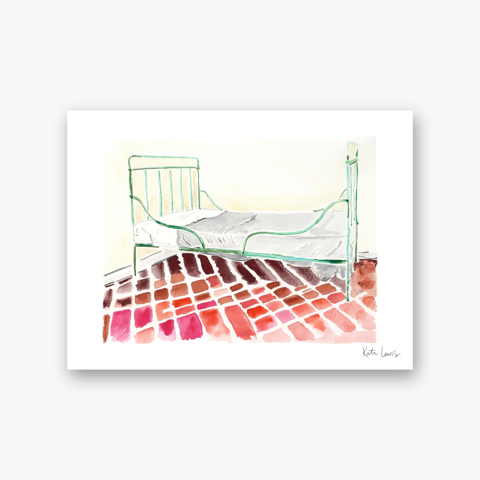 Vincent van Gogh's Bedroom — art print by Kate Lewis